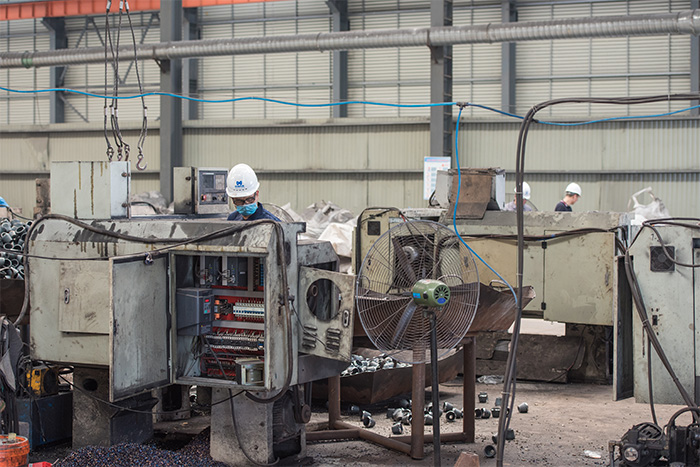 深圳网架配件-锥头加工车间